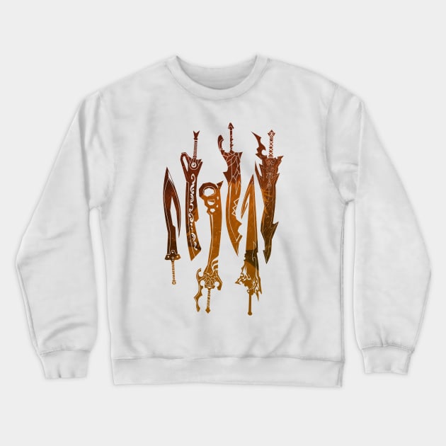 Tidus Swords Crewneck Sweatshirt by HyperTwenty